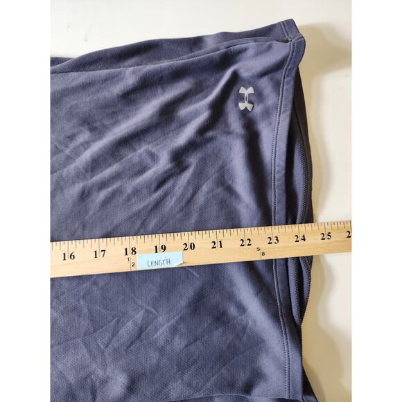 UNDER ARMOUR Blue Printed Qualifier 1/4 Zip Running Casual Pullover Jacket SZ L - Picture 8 of 8